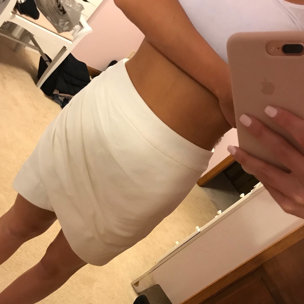 White Wrap Skirt